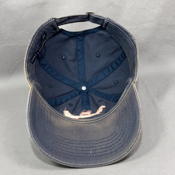 Archaeological Conservancy Strapback Cap Hat Gray Outdoor Distressed Logo Mens - Picture 12 of 14